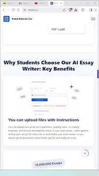 Textero AI Review 🚀 The FREE AI Writing Tool Students Need! #shorts