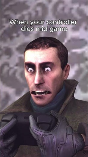 When your controller dies mid game #relatable #shorts #memes #comedy #halflife #sfm #valve #game