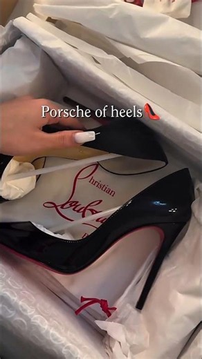 Christian Louboutin Heels ❤️ The Porsche of High Heels #heels #shorts #fyp