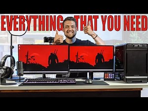 FULL Streaming Setup Guide! (Camera, Microphone, Gaming PC, Lights, and MORE)