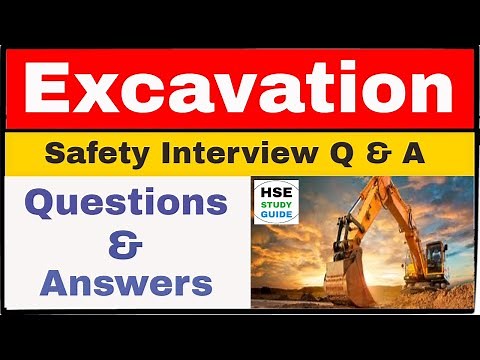 Excavation Safety interview questions & answers in hindi | Excavation interview questions & answers
