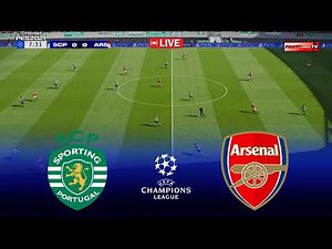 🔴Sporting vs Arsenal - UEFA Champions League 2026 | Pes 21 Gameplay Simulation