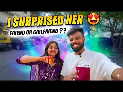 Surprised Her With A Gift😍 | Nandu ನನ್ನ FRIEND OR GIRLFRIEND??? 😜