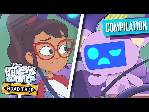 Every Hailey's On It: Road Trip | Compilation | ‪@disneychannelanimation‬