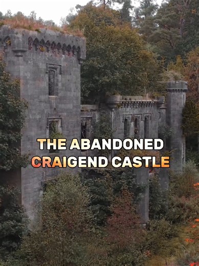🏰 I’ve seen castles in forests before.. but never a forest inside a castle. About 70 years ago there was lions and bears here.. this is Craigend Castle #scotland #discover #hiddenscotland #abandoned #losthistory