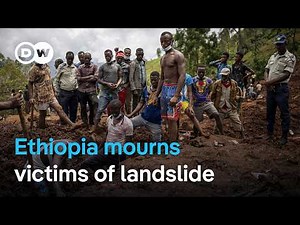Search for landslide victims continues in Ethiopia| DW News