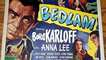 Bedlam (1946) Boris Karloff, Anna Lee, Billy House