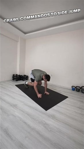 Crawl Commandos to Side Jump | Great Move for Core Stability and Coordination ⚡