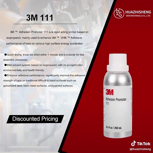 3M 111 Adhesion Promoter for Enhanced Tape Performance