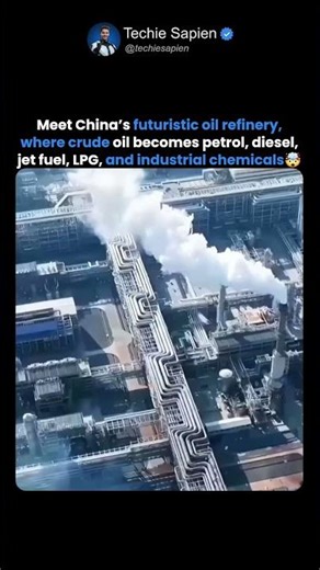 How China’s Massive Oil Refineries Turn Crude Oil Into Fuel 🤯🛢️