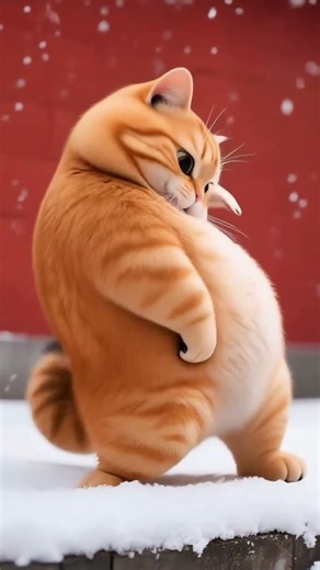 The fat cat who can breakdance #streetdance #shots #cat