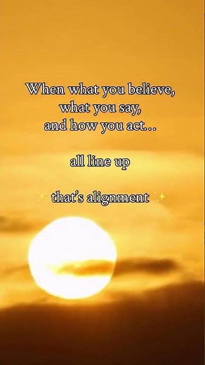The Power of Being Aligned ✨