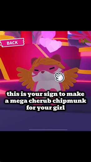 Create a Mega Cherub Chipmunk in Adopt Me!