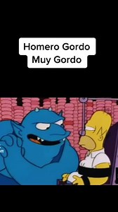 Homero Gordo , muuuuuuuy Gordo. | Familia Simpsons