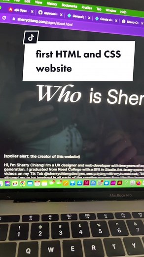 Updates on my programming journey! #portfoliowebsite #buildyourwebsite #websitedevelopment #websitedesign #beginningprogrammer #womenwhocode