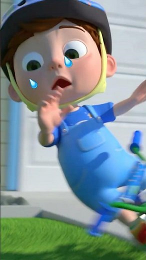 😲 Tom Tom Falls Off His Bike! 😢