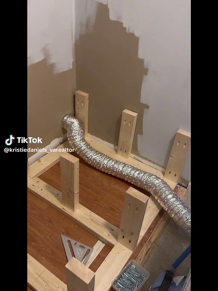 Laundry Closet Organization: Basket Dresser Ikea & DIY Wood Beam Project