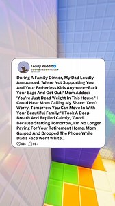 140K views · 1.6K reactions | During A Family Dinner, My Dad Loudly Announced: 'We're Not Supporting You And Your Fatherless Kids. | Gaming Guru | Facebook