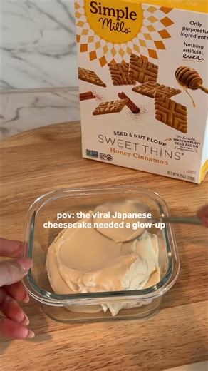 Viral Japanese cheesecake 🍰 — GF, DF, refined sugar free & high protein!! Hot take: if you make the viral “healthier” Japanese cheesecake with biscotti cookies, you’re basically at the same calories as the real thing… so you might as well just eat the real thing!! This version actually makes sense. It’s gluten free, dairy free, refined sugar free, and higher protein while still giving that creamy cheesecake texture. Ingredients @siggisdairy dairy free coconut protein yogurt @simplemills cinnamo