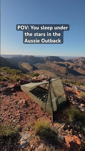Camping In The Australian Outback With The Ultralight Bug Net Tent 🏜️ #campingaustralia #bushcraft