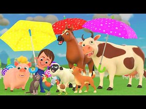 Rain Rain Go Away ☔ | Nursery Rhymes & Kids Songs | Baby Songs for Toddlers and Preschoolers