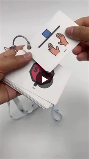 For everyone asking… here are the 20 Core Words! ✨ Made from sturdy card material with Boardmaker visuals, this Visual Lanyard is your go-to for supporting communication across all environments –… | Little Visual voices