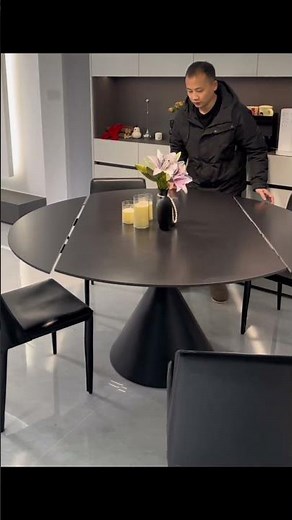 🔄 Rotating & Extendable Dining Table: Space - Saving Wonder 🍽️