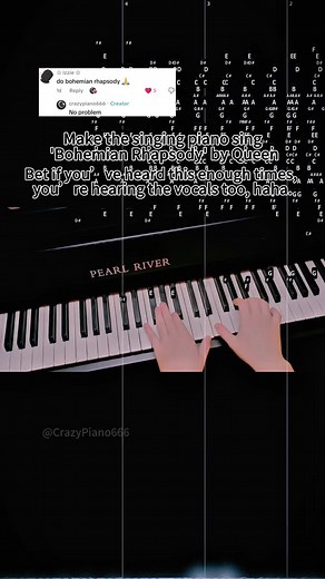 Bohemian Rhapsody Piano Cover: Sing Along with Us
