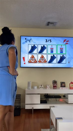 Daphne & Daniella ☯️ on Instagram: "@daf.flash trying out this new YouTube TV game challenge 😂 I think she did pretty good, what do you think ?? 😂😂 @daniellaliranzo_ ___ #tvgame #toungetwister #youtubegame #dominicansisters #familygamenight"