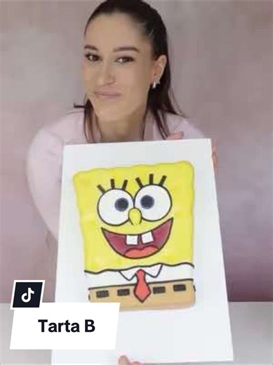 Crea una tarta 3D de Bob Esponja con estilo