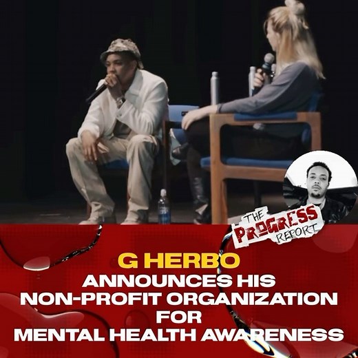 Progressive AF👏🏾 Classmates, #GHerbo announces his non-profit organization “Swervin’ Thru Success” for mental health awareness 🔥 #TPRMediaGroup #TheProgressReport | The Progress Report