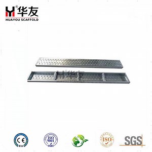 [Hot Item] Galvanized Steel Scaffolding Ladder Plank Steel Board Catwalk Walking Metal Plank Gi Plank with Hook Frame Scaffolding