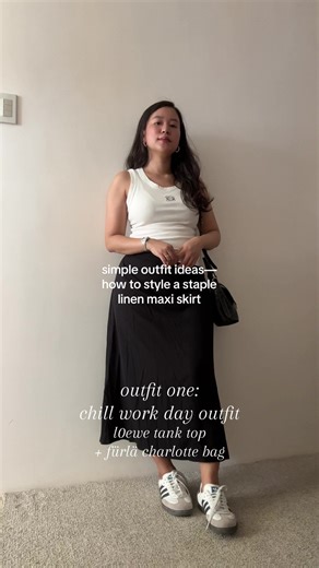 Simple Outfit Ideas: How to Style a Trending Linen Maxi Skirt
