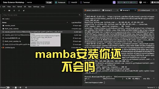 mamba安装你还不会吗，来我带你一起
