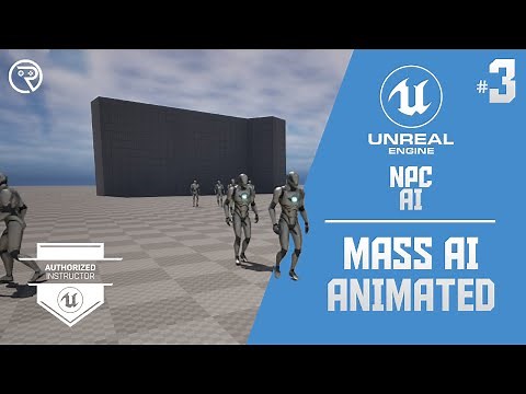 Unreal Engine 5 Tutorial - NPC AI Part 3: Mass AI Animated