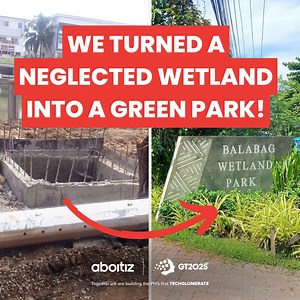 After four years of dynamic collaboration, another Aboitiz sustainability project has officially been completed! Last June 16, we turned over the rehabilitated Balabag Wetland Park in Boracay to the Department of Environment and Natural Resources (DENR). Watch the video and click here to learn more about this biodiversity initiative: https://aboitiz.com/aboitiz-turns-over-rehabilitated-boracay-wetland-park-to-denr-and-boracay-lgu/ | Aboitiz