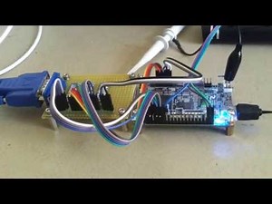 DE0 Nano - VGA signal generator - 1440x900 @ 100 MHz PCLK - NIOS II