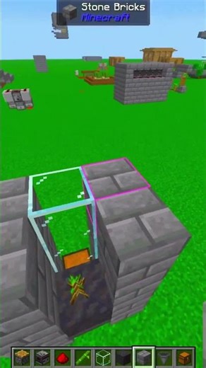 Super Simple Easy Bamboo Farm #fyp #minecraft