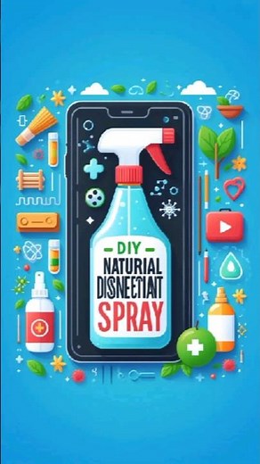 DIY Natural Disinfectant Spray | Eco-Friendly Cleaning Hack!"#ecofriendly