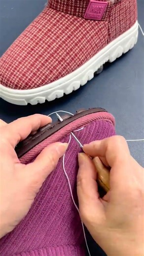 Learn to Lace Up Shoes with Thread! DIY Shoe Repair Tutorial