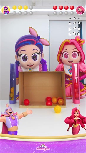 💜 VS ❤️ #random #game 퍼플과 레드의 랜덤 공잡기 대결