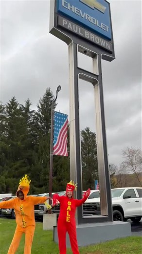 Happy Halloween and Happy Last Day of the month. We put out our Big Sale Sky Dancers today. 🤣🤣😎 Hurry in for an amazing end of the month deal. | Paul Brown Chevrolet