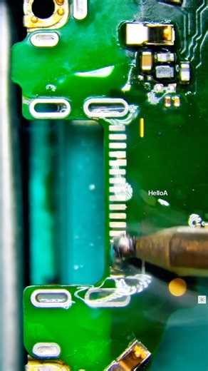 2UUL FIND210-O Golden Ball Tip 🔥 | Smooth Soldering on Mobile PCB #shorts