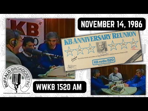 KB Anniversary Reunion, WWKB Radio, November 14, 1986, Buffalo, New York