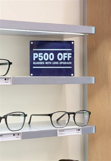P500 Off Glasses at Sunnies Studios Optical — Back to School Offer