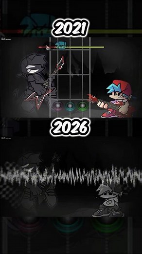 FNF CORRUPTION DISCHARGE 2021 VS 2026 #fnf #fnfmod #fnfmods #fnfsong #shorts