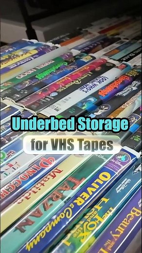 Storage for your VHS Tapes 📼