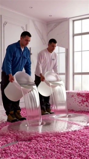 Empty Luxury Bedroom + Spa Bathroom Gets Epic Epoxy Floor Makeover ✨ AI 2026