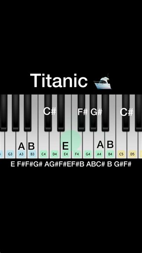 Titanic OST❤️- Celine Dion🛥️ | EASY Piano Tutorial #shortvideo #shorts #titanic part 2