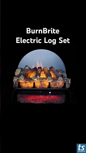 Meet the BurnBrite 22-inch Electric Log Set #touchstonetuesday #homeinspo #fireplace #homedesign